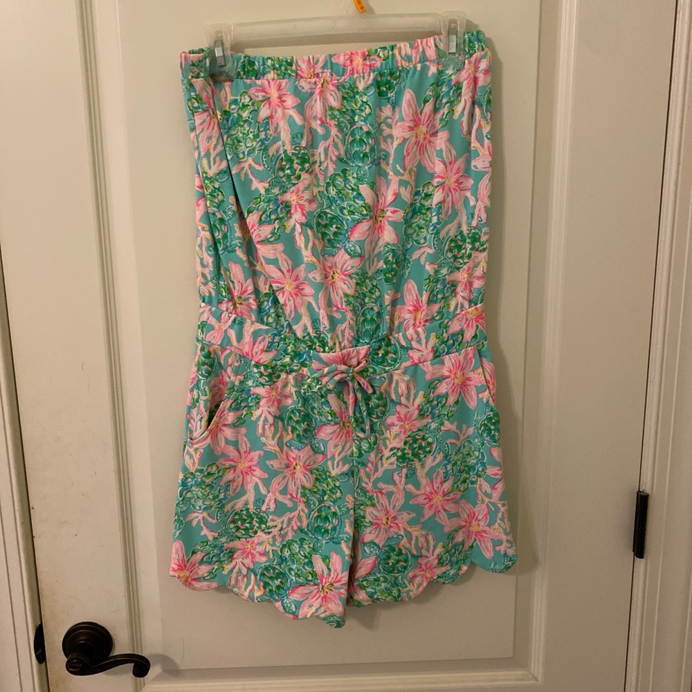 Lilly Pulitzer Jace Floral Strapless Romper